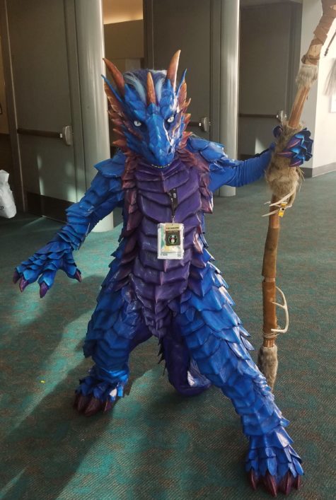 cosplays from the 2019 San Diego Comic Con dragon